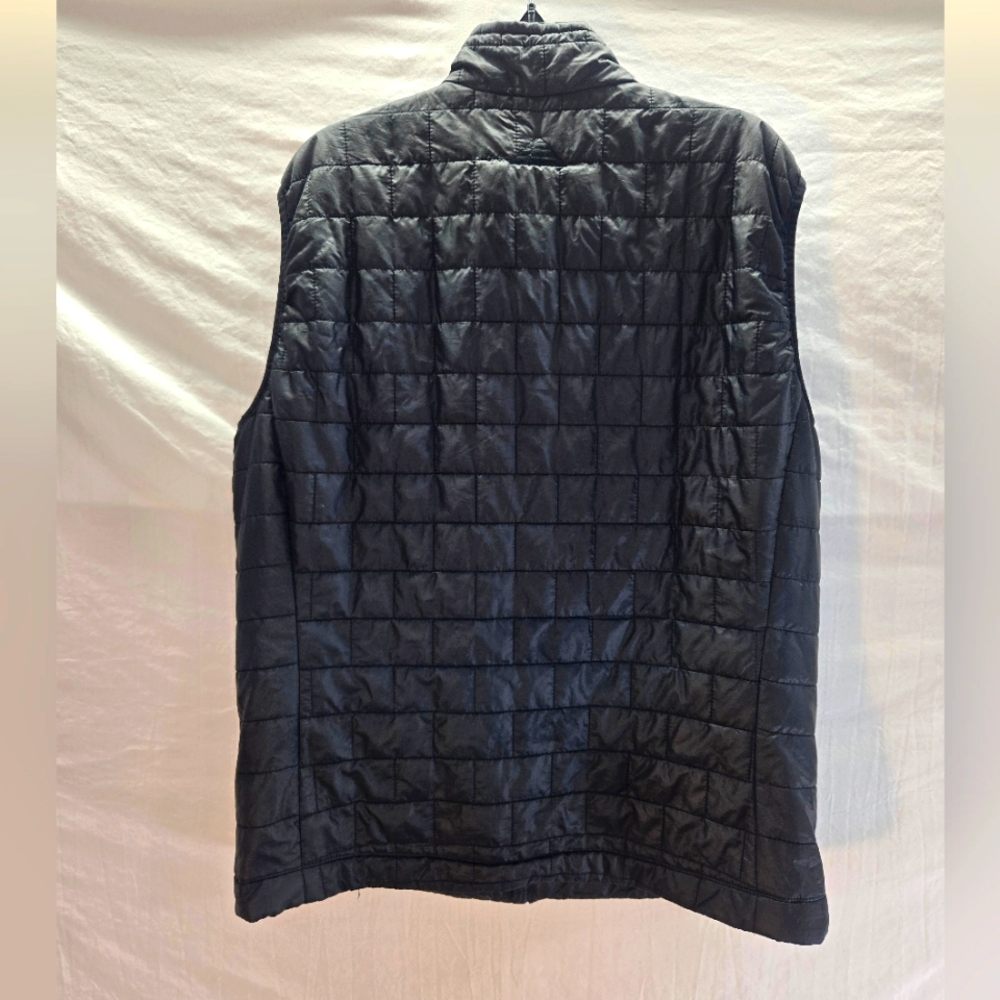 Patagonia Men's XL Black Nano Puff Vest Primaloft Quilted Zip With Logo - Picture 5 of 6